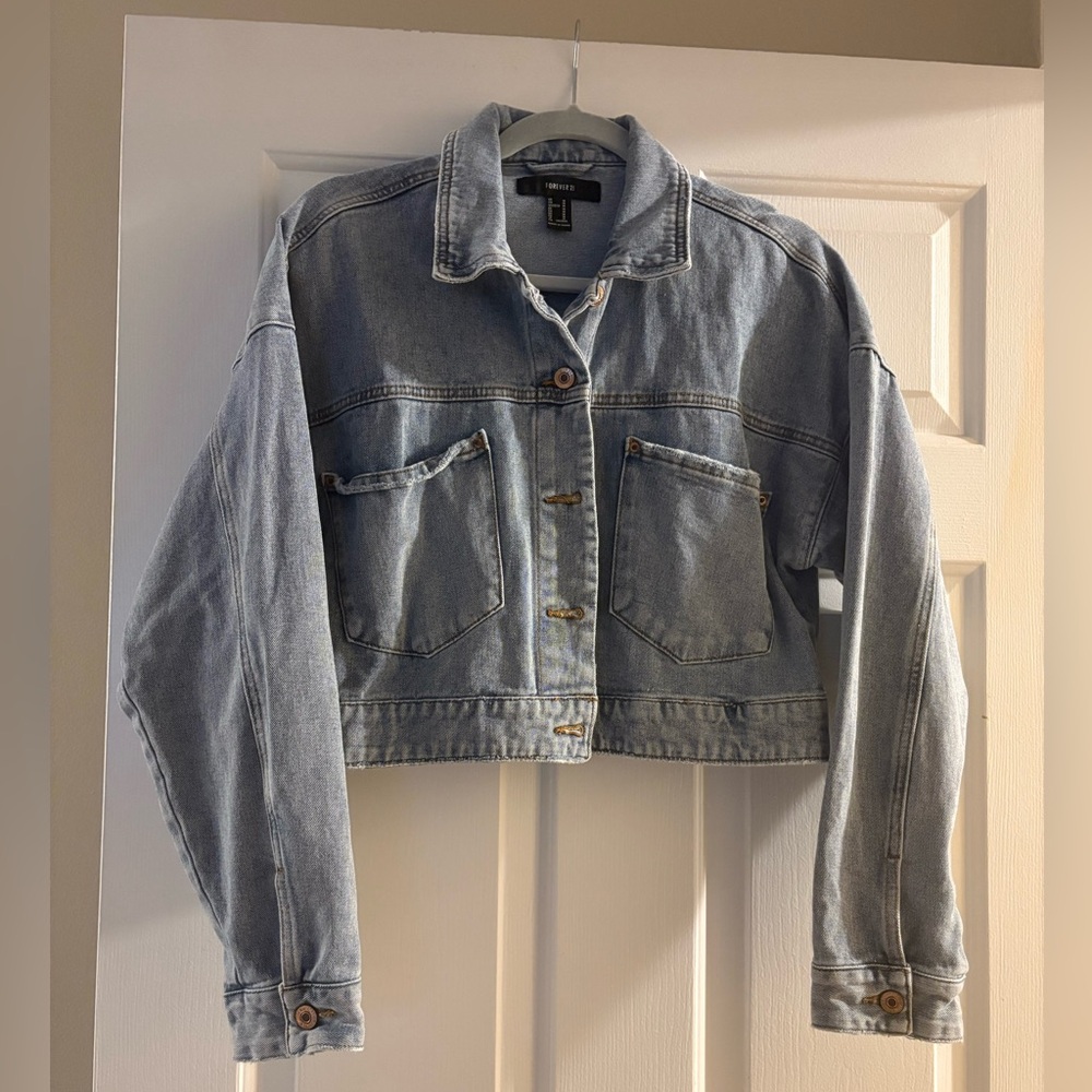 Cropped Denim Jacket